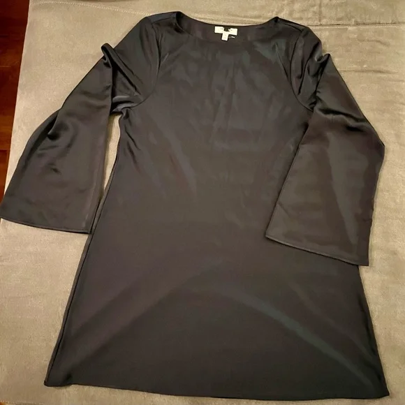 The Occasion by Old Navy - Chic Long Sleeve Navy Dress - Picture 4 of 9